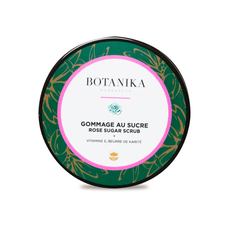 Gommage au sucre et à la rose